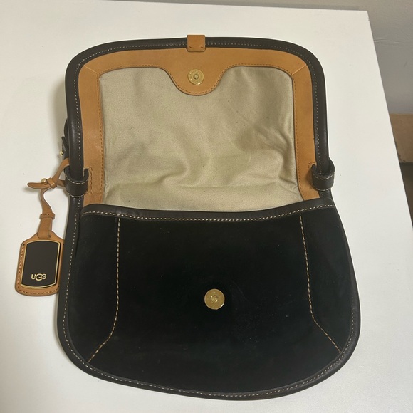 Ugg Black Suede Bag - Picture 2 of 7